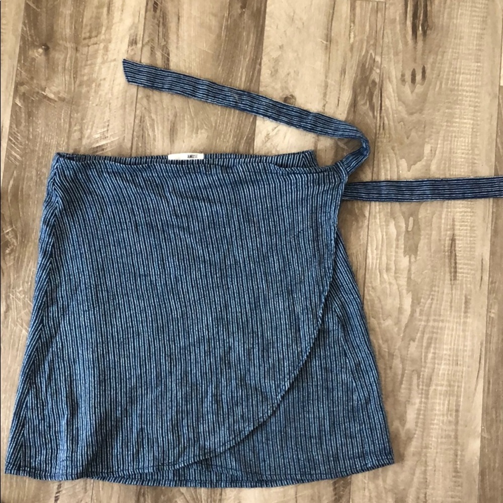 Amuse Society Tie Wrap Skirt